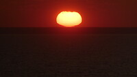 Zonsondergang in Denemarken
