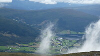 Uitzicht op de top van Høgenibba