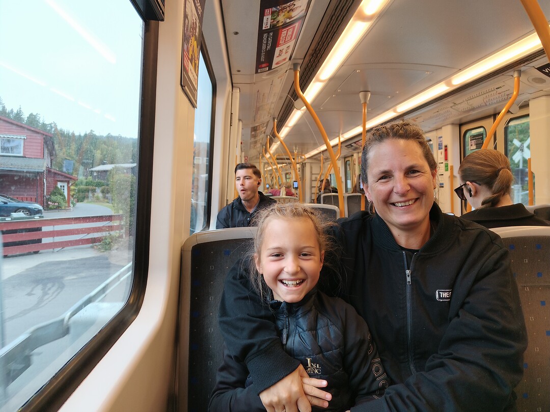 In de metro van Oslo