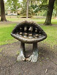 Beeldentuin in het paleispark Oslo