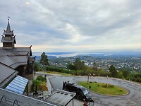 Laatste keer uitzicht over Oslo