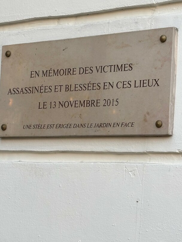 Bataclan, eren van de slachtoffers van de aanslagen in 2015