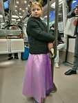 Terug naar het appartement in de Metro