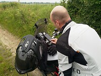 Even de route controleren