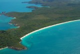 Whitehavenbeach vanuit de lucht