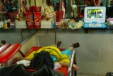 in de kappersstoel is het relaxed!