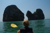Kayaken op zee