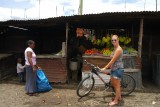 Op de fiets naar de markt
