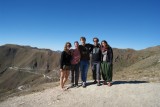 Boven op de berg met Jana, Jakob en Emma