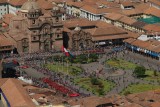 Plaza del Armas vanaf de berg