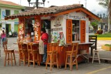 de plaatselijke koffiebar