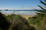 Verlaten strand