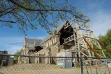 Restanten van de aardbeving in Christchurch
