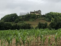 Ruïnes van chateau de Caze