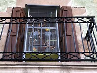 Parkietjes op het balkon