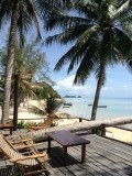 Uitzicht op zee Koh Phangan