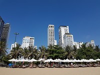 Allemaal hele hoge hotels in Nha  Trang