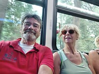 Selfie in de bus