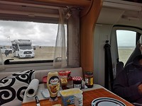Lunch op het strand