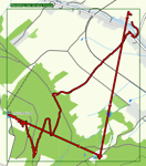 Wandelroute van ongeveer 10 km!
