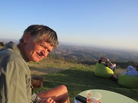 Op de Fóia (hoogste punt in Algarve) bij een “Restaurantbusje”