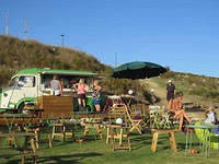 Op de Fóia (hoogste punt in Algarve) bij een “Restaurantbusje”