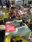 Het episch centrum van Monchique met Harry in het middelpunt!