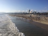 Waves rolling in