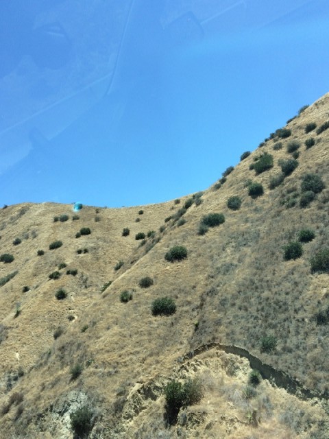Mountains in the desert