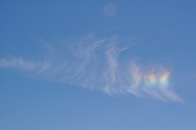 Rainbow clouds