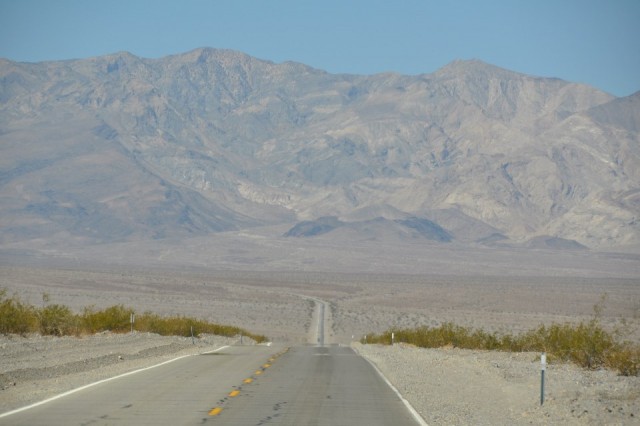 Leaving Death Valley