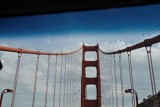 Driving on the Golden Gate Bridge