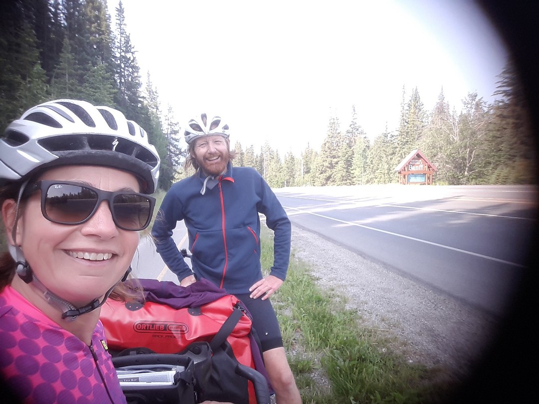 Entering Banff!