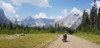 Uitzicht na Elke Pass, Canada