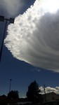Donkere wolken boven Salida