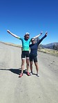 Op de top van Indiana Pass, op 3656 meter