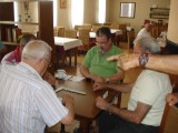 DSC09773 Arcas, einde 33e etappe, met wedstrijd dominoën