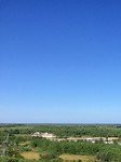 Gestrand schip op de pampa