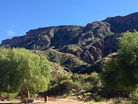 In de canyon