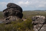 granietsteen in natuurpark Montesinho