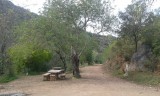 Picnicplek langs rivier