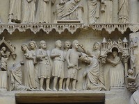 Sculptuur van de kathedraal van Reims