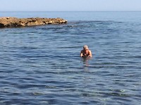 Zwemmen in de zee bij Denia