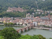 zicht op Heidelberg