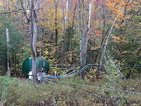 Leidingen bij de de ahorns