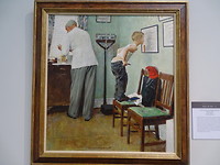 Bij de dokter, Norman Rockwell