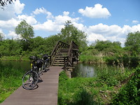 Fietsonvriendelijke brug
