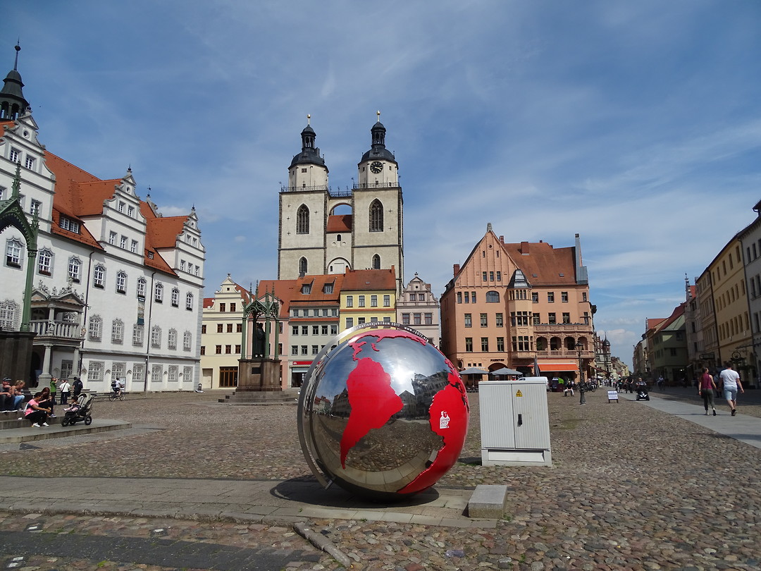 Markt Lutherstadt Wittenberg Foto