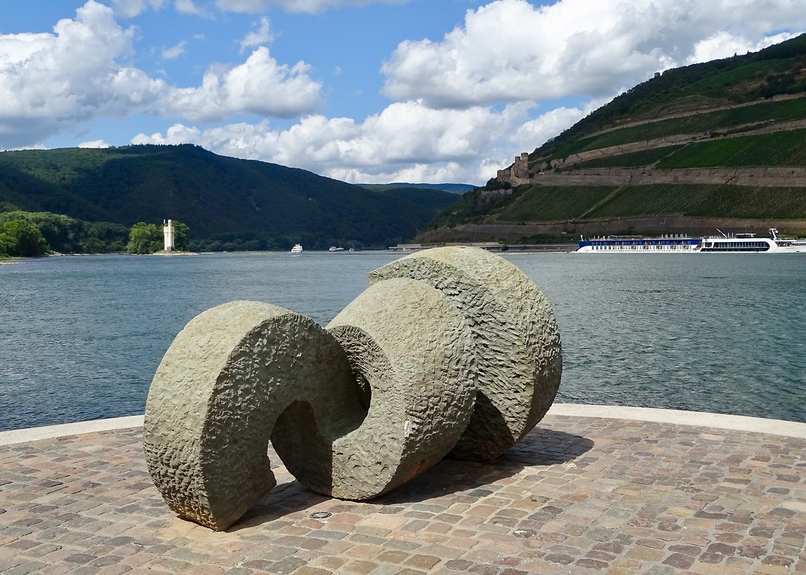 De Nahe mondt uit in de