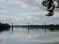Brug over Loire bij Châteauneuf-sur-Loire